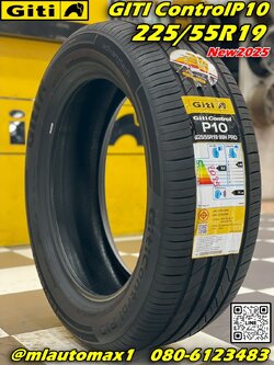 ยาง GITI Control P10 ขนาด 225/55R19 ปี 2025