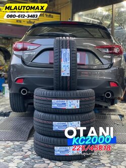 🚘 #MAZDA_3🛞เปลี่ยนยาง #OTANI #KC2000 225/45R18