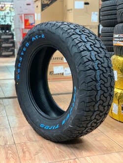Monster AT2 265/60R18 ยางใหม่ปี2021 ยางสายลุย สวยแกร่งถูกใจผู้ใช้ คุณภาพดีจากค่ายLenso