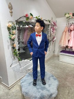 ชุดสูทเด็กผู้ชาย(หน้าร้านอยู่รัชดา ลองได้ถ่ายรูปจากชุดจริง)S118เซ็ตสูท 2ชิ้น สูทสีฟ้าเข้ม กางเกงขายาว แบบผ้าเรียบใส่สบาย สุดเท่ สุดๆ