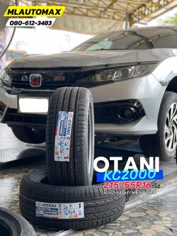 🚘 #HONDA_CIVIC🛞 #OTANI #KC2000 215/55R16