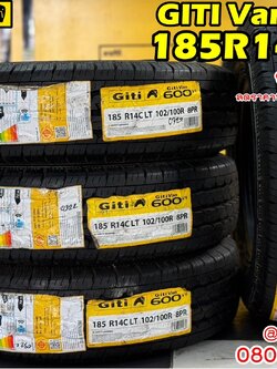 ยางใหม่จีที GITI VAN600v1 185R14 ยางใหม่ปี2022 ชุดละ6600บาท 4เส้น