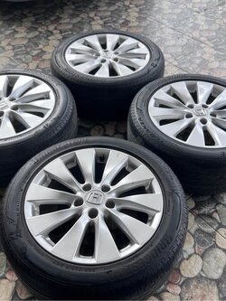 🔥 ขายล้อแม็ก Honda Accord แท้ พร้อมยาง Bridgestone T005A. 225/50R17 🔥