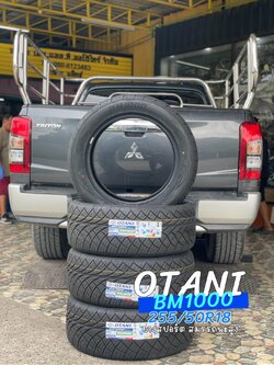 🚘 #MITSUBISHI_TRITON #เปลี่ยนยาง #OTANI #BM1000 255/50R18