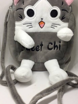 กระเป๋าสะพายข้างแมวจี้มีแขนขา