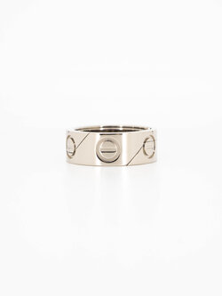 แหวน Cartier Astro love ring (Pendent) Limited Edition ทองขาว18K ไซส์ 49# (Used)