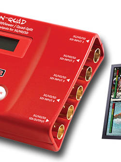 DECIMATOR DMON-QUAD 4 x SDI to HDMI Converters with 1 to 4 MultiViewer