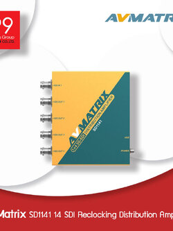 AVMatrix SD1141 1×4 SDI Reclocking Distribution Amplifier