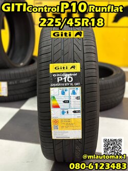 GITI Runflat ยางจีที รันแฟลต GITI Control P10 225/45RF18