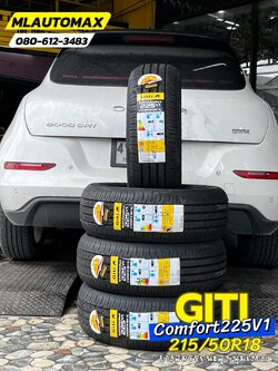 ORA_GOODCAT🚘เปลี่ยนยาง 🛞🐘#GITI_Comfort225V1_215/50R18