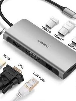 UGREEN 40873 USB Type C Multi port Hub 9 in 1