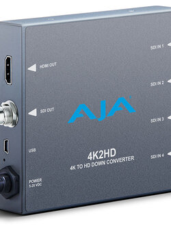 AJA 4K2HD 4K/UltraHD to HD-SDI and HDMI Down-converter