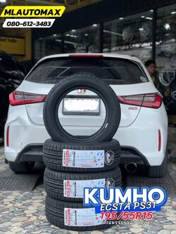 🛞❤️ #HONDA_CITY 🚘❤️💫 🛞🐘#KUMHO #PS31 195/55R15