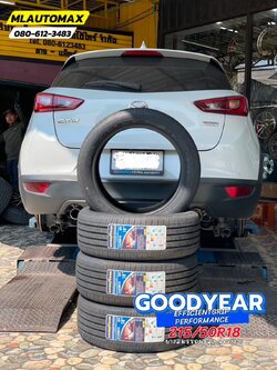 MAZDA_CX5 🚘เปลี่ยนยาง 🛞🐘#GOIDYEAR #PERFORMANCE 215/50R18