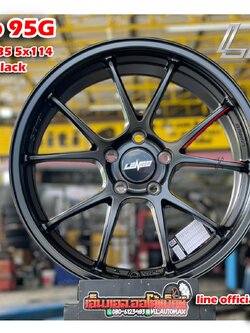 ล้อแม็กซ์ใหม่ Lenso 95G ขนาด18x8.5 ET+35 5x114.3น้ำหนักเบา 7.84 KG. เท่า Flow Forming❗️❗️