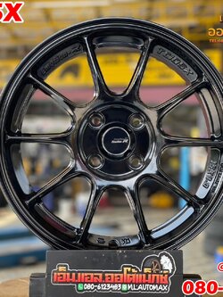 ล้อแม็กซ์ใหม่ขอบ15 TC105X สีดำ 15กว้าง7 ออฟ35 4รู100 #EmotionR BY LENSO