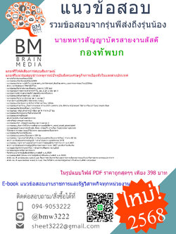 ++E-BOOK++{2568}#คู่มือเตรียมสอบนายทหารสัญญาบัตรสายงานสัสดีกรมยุทธศึกษาทหารบก[ครบจบในเล่มเดียว]