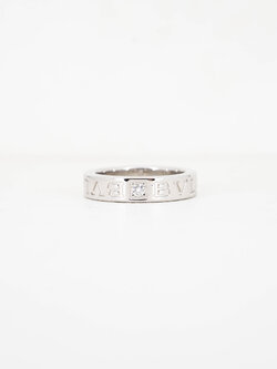 แหวน Bvlgari Bvlgari Ring with Diamond ทองขาว18K ไซส์ 47# (Used) +กล่องและการ์ด