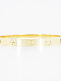 กำไล Cartier Love Bracelet ทองคำ18K ไซส์17 (Used) +กล่องและการ์ดไทย2022