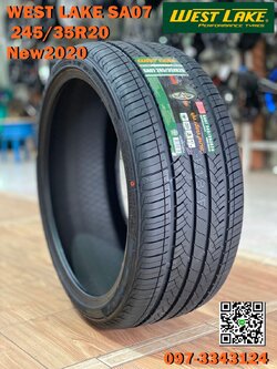 ยาง Westlake SA07 245/35R20 ยางใหม่ปี2020 ยางไทย ยางสมรรถนะสูง