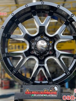 ล้อแม็กซ์ใหม่ลายออฟโรด หล่อดุดัน ใส่ยังไงก็หล่อ ล้อขอบ20 HAMMER H08 20x9.5 ET15 6x139.7 สีดำกลึงขอบมิลลิ่งสีเงิน