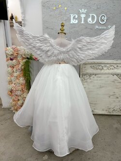 ปีกเด็ก *มีหน้าร้าน ตรงปก พร้อมส่ง *W05 ปีกนางฟ้าไซส์L(110*60)ขนนกสีขาว ทรงปีกตั้ง แสนสวย พับได้ พร็อพสำหรับตกแต่งชุดนางฟ้าน่ารัก