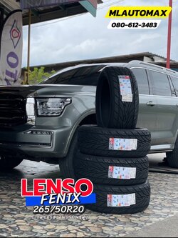 GWM_TANK_500🚘 เปลี่ยนยาง 🛞🐘#LENSO_FENIX_265/50R20