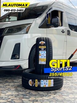 TOYOTA_COMMUTER 🚘เปลี่ยนยาง🛞🐘#GITI_SportS2_255/45R20