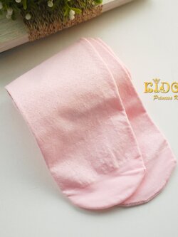 ถุงน่องเด็ก(หน้าร้านอยู่รัชดา)L026 สีชมพู ลายตารางเหลี่ยม ใส่แล้วสวยและน่ารักมากค่ะ