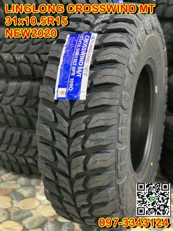 31x10.5R15 LINGLONG CROSSWIND MT ยางสายลุย สายพันธุ์แกร่งคุณภาพสุดคุ้ม