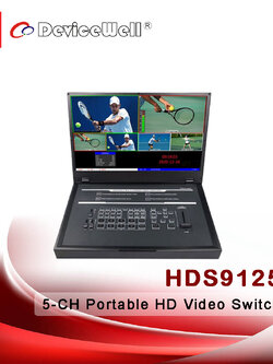 DeviceWell HDS9125P 5CH Portable Video Switcher