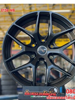 ล้อแม็กซ์ใหม่ ขอบ18 MGW MJ050 18x8.5 ET38 6x139.7 สีดำ สวยหรู คุณภาพดี มีรับประกัน