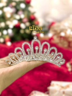 หวีเสียบเพชร(หน้าร้านอยู่รัชดา)KF745 มงกุฎเด็ก ประดับผม