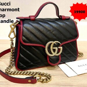 Gucci marmont top handle bag มือสอง