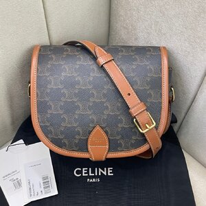 Celine falco medium tan มือสอง