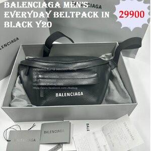 กระเป๋าคาดอBalenciaga beltpack men’s everyday beltpack in black