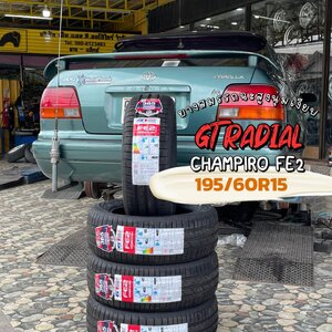 TOYOTA_COROLLA ยางจีทีเรเดียล🛞 #GT RADIAL FE2_195/60R15