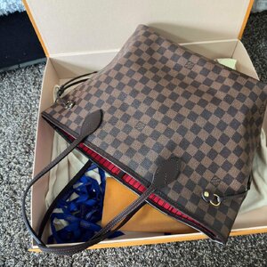 LOUIS VUITTON Neverfull mm ปี 17 (ใบแม่) หลุยส์ วิตตอง มือสอง ใหม่มาก
