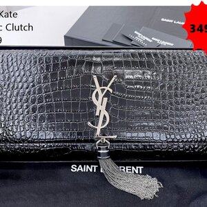 YSl Kate Croc Clutch มือสอง