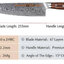Yew 10 inches damascus vg 10