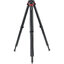 Sachtler Flowtech 75 MS Carbon Fiber Tripod with Mid-Level Spreader and Rubber Feet